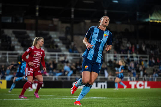 Djurgårdens Mimmi Larsson deppar