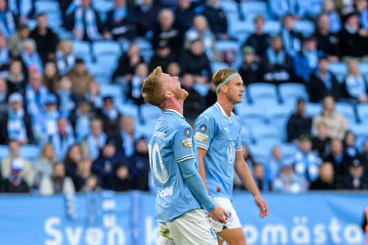 Malmö FFs Anders Christiansen reagerar