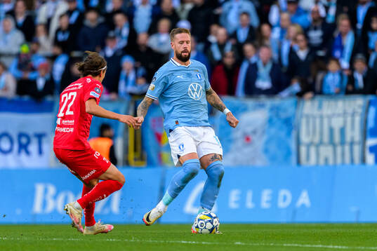 Värnamos Simon Thern och Malmö FFs Pontus Jansson