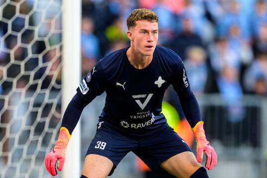 Värnamos målvakt Viktor Andersson