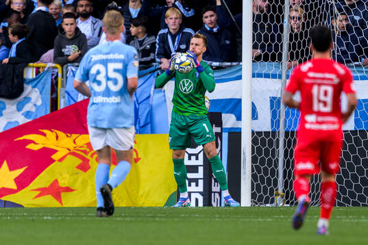 Malmö FFs målvakt Ricardo Friedrich