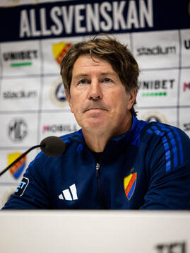 Djurgårdens tränare Thomas Lagerlöf