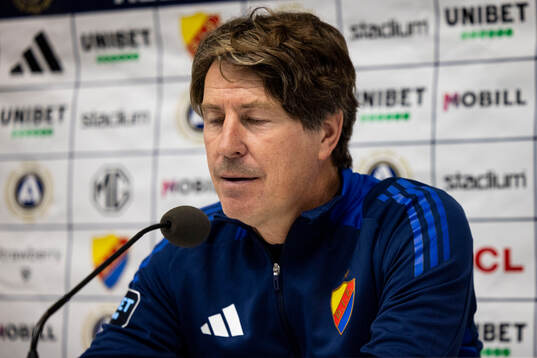 Djurgårdens tränare Thomas Lagerlöf
