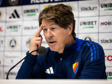 Djurgårdens tränare Thomas Lagerlöf