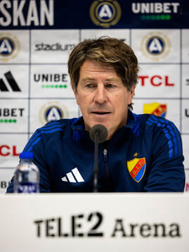 Djurgårdens tränare Thomas Lagerlöf