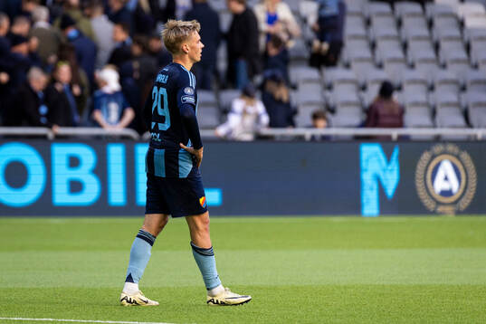 Djurgårdens Santeri Haarala deppar