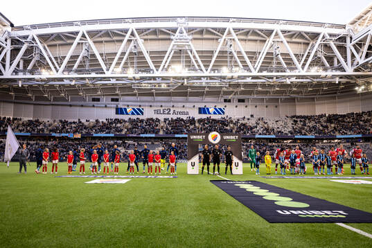 Djurgårdens och Kalmars spelare i lineup