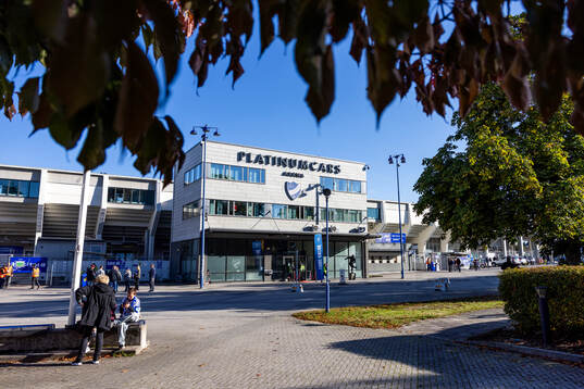 Exteriör vy av Platinumcars Arena