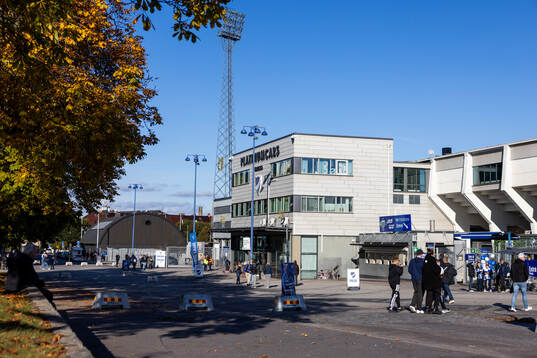 Exteriör vy av Platinumcars Arena