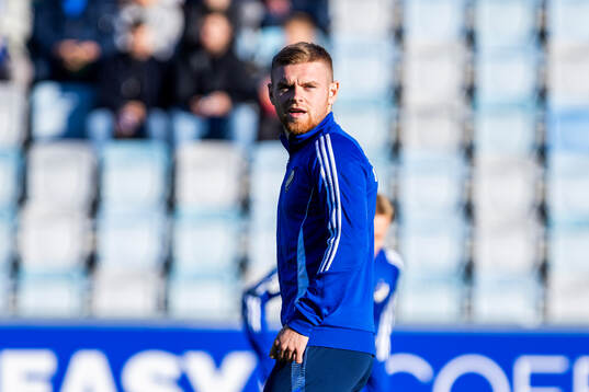 IFK Norrköpings Dino Salihovic på uppvärmningen