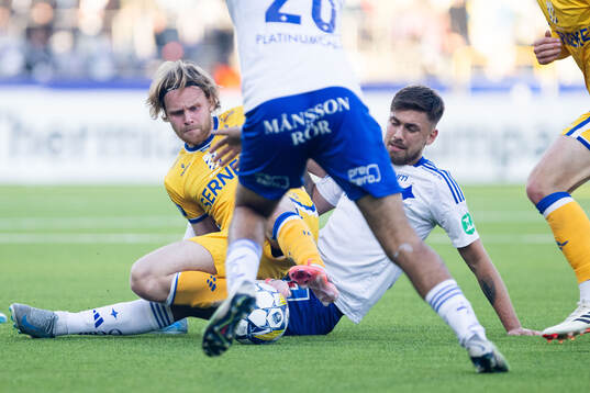 IFK Göteborgs Oscar Pettersson och IFK Norrköpings Tim