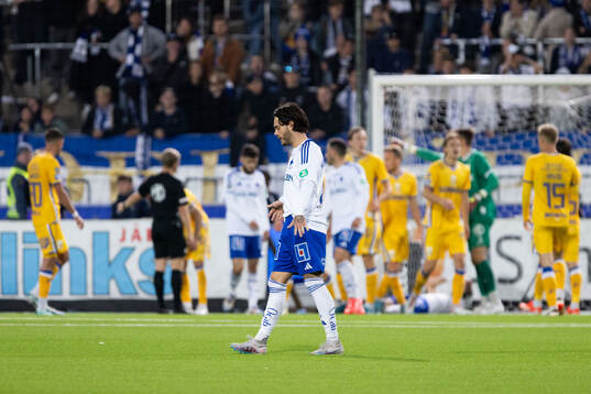 IFK Norrköpings David Moberg Karlsson deppar