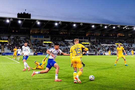 IFK Norrköpings Vito Hammershöy-Mistrati och Moutaz