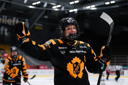 Skellefteås Malou Berggren jublar