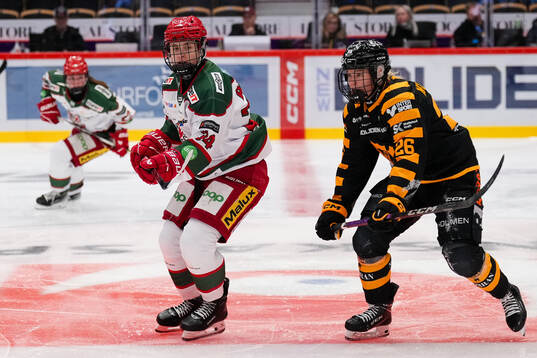 Modos Ebba Hedqvist och Skellefteås Ida Kuoppala