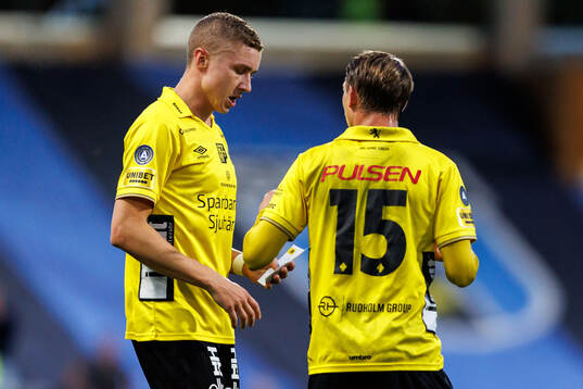 Elfsborgs Sebastian Holmen och Simon Hedlund