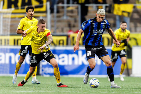 Elfsborgs Sebastian Holmen och Sirius Yousef Salech