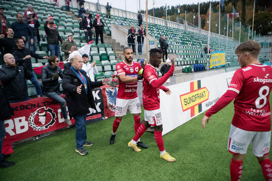 Degerfors Bernardo Gil Coutinho Morgado och Mamadouba Diaby