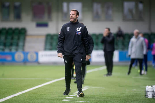 Degerfors tränare William Lundin