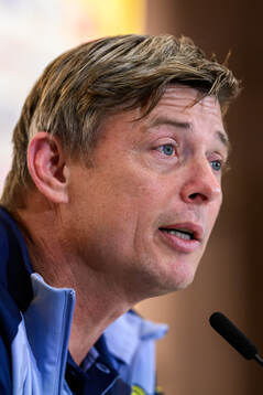 Head coach Jon Dahl Tomasson of the Swedish men's football