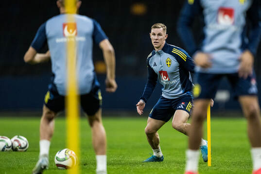 Emil Krafth of the Swedish men's football national team at