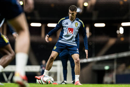 Yasin Ayari of the Swedish men's football national team at