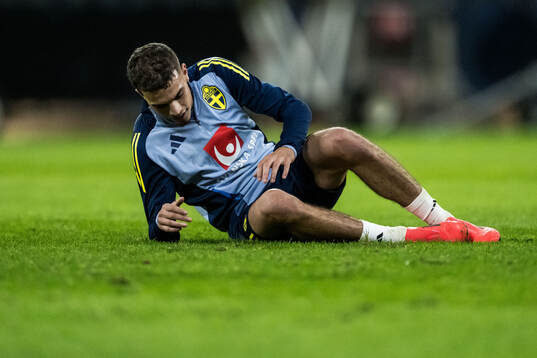 Yasin Ayari of the Swedish men's football national team at