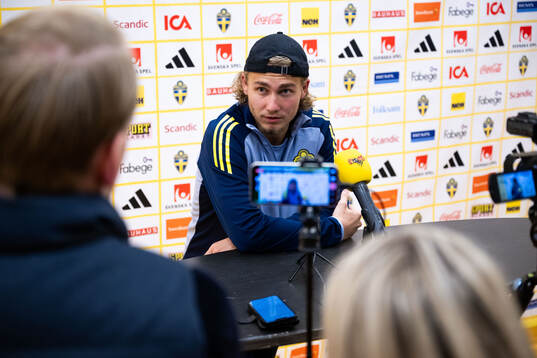 Sebastian Nanasi of the Swedish men's football national