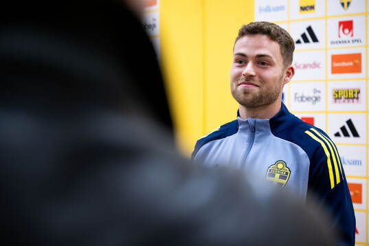 Gabriel Gudmundsson of the Swedish men's football national