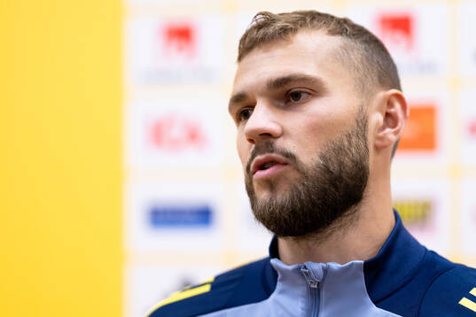 Jesper Karlström of the Swedish men's football national