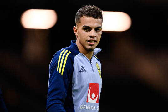 Yasin Ayari of the Swedish men's football national team at
