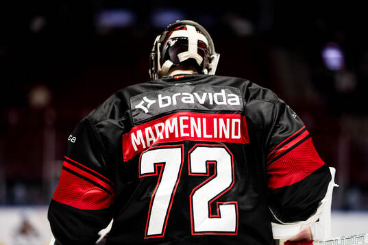 Malmö Redhawks målvakt Daniel Marmenlind