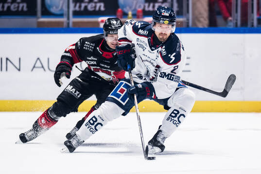 Malmö Redhawks Johan Olofsson och Linköpings Rasmus