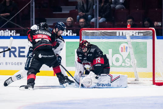 Linköpings Christoffer Ehn mot Malmö Redhawks Jakub