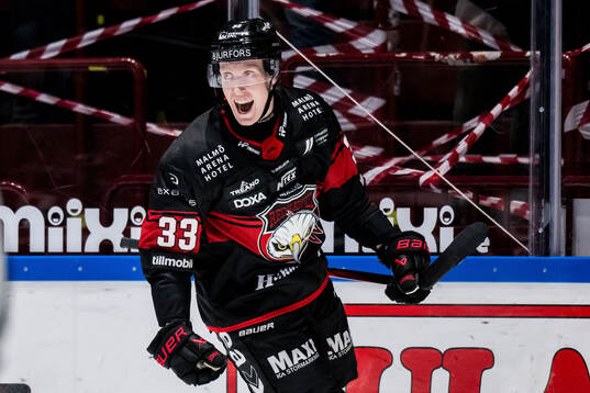 Malmö Redhawks Lassi Thomson jublar