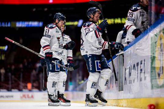 Linköpings Markus Ljungh och Nicholas Shore deppar