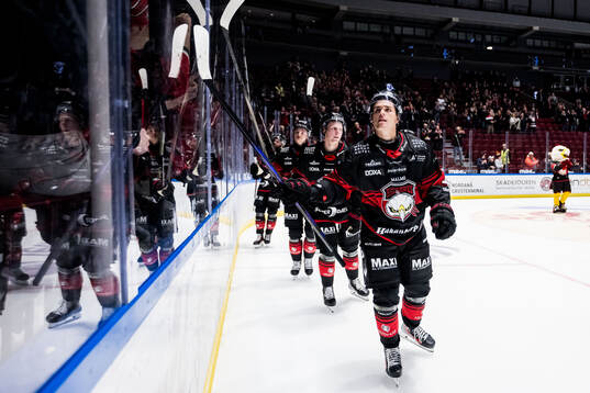 Malmö Redhawks Nikola Pasic jublar