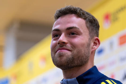 Gabriel Gudmundsson of the Swedish men's football national