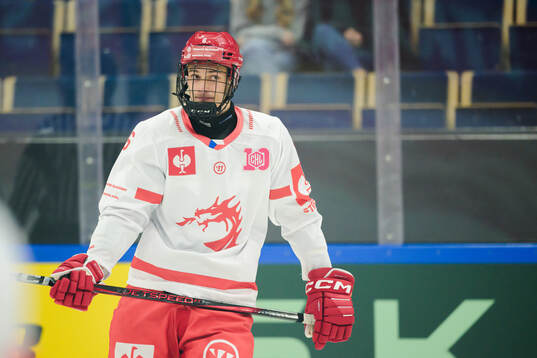 Radim Mrtka of Ocelari Trinec looks dejected