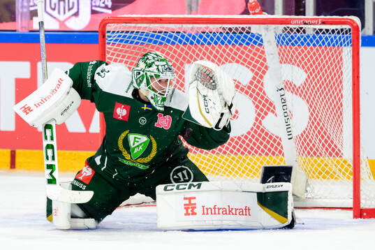 goaltender Maxime Lagacé of Färjestad