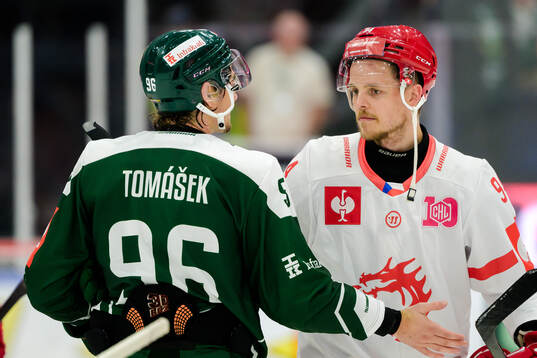 David Tomasek of Färjestad  and Andrej Nestrasil of