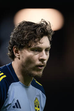 Victor Nilsson Lindelöf of the Swedish men’s national