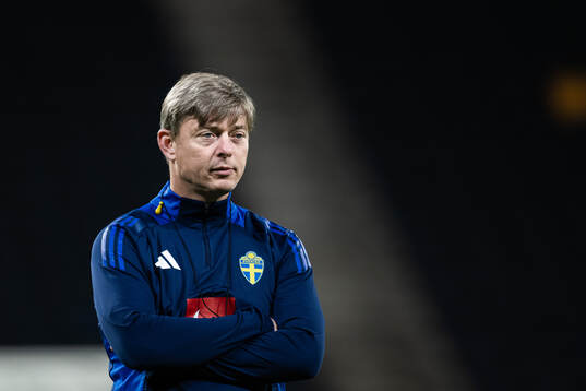 Head coach Jon Dahl Tomasson of the Swedish men’s