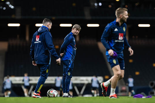 Head coach Jon Dahl Tomasson of the Swedish men’s