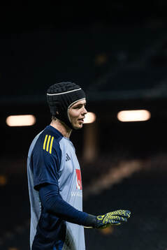 Goalkeeper Jacob Widell Zetterström of the Swedish men’s