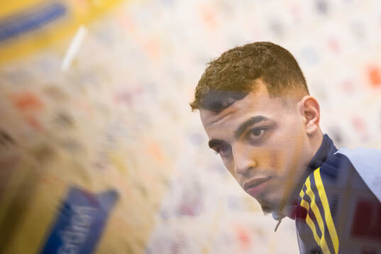 Yasin Ayari of the Swedish men’s national football team