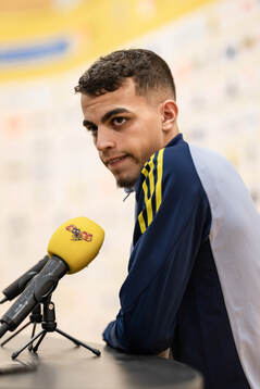 Yasin Ayari of the Swedish men’s national football team