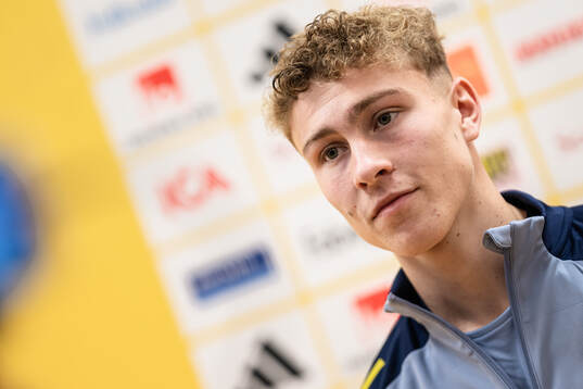 Hugo Bolin of the Swedish men’s national football team in