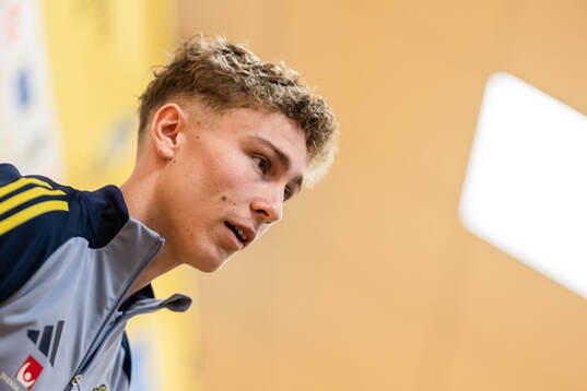 Hugo Bolin of the Swedish men’s national football team in