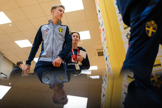 Hugo Bolin of the Swedish men’s national football team in